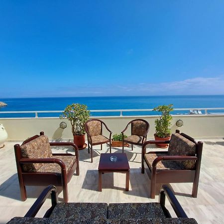 Seaview Flora'S Luxury Apartment-300Meters From The Beach Rethymno  Ngoại thất bức ảnh
