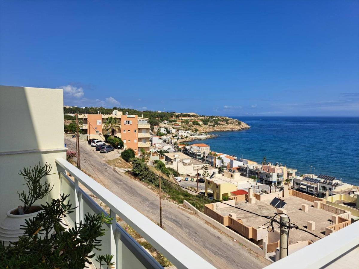 Seaview Flora'S Luxury Apartment-300Meters From The Beach Rethymno  Ngoại thất bức ảnh