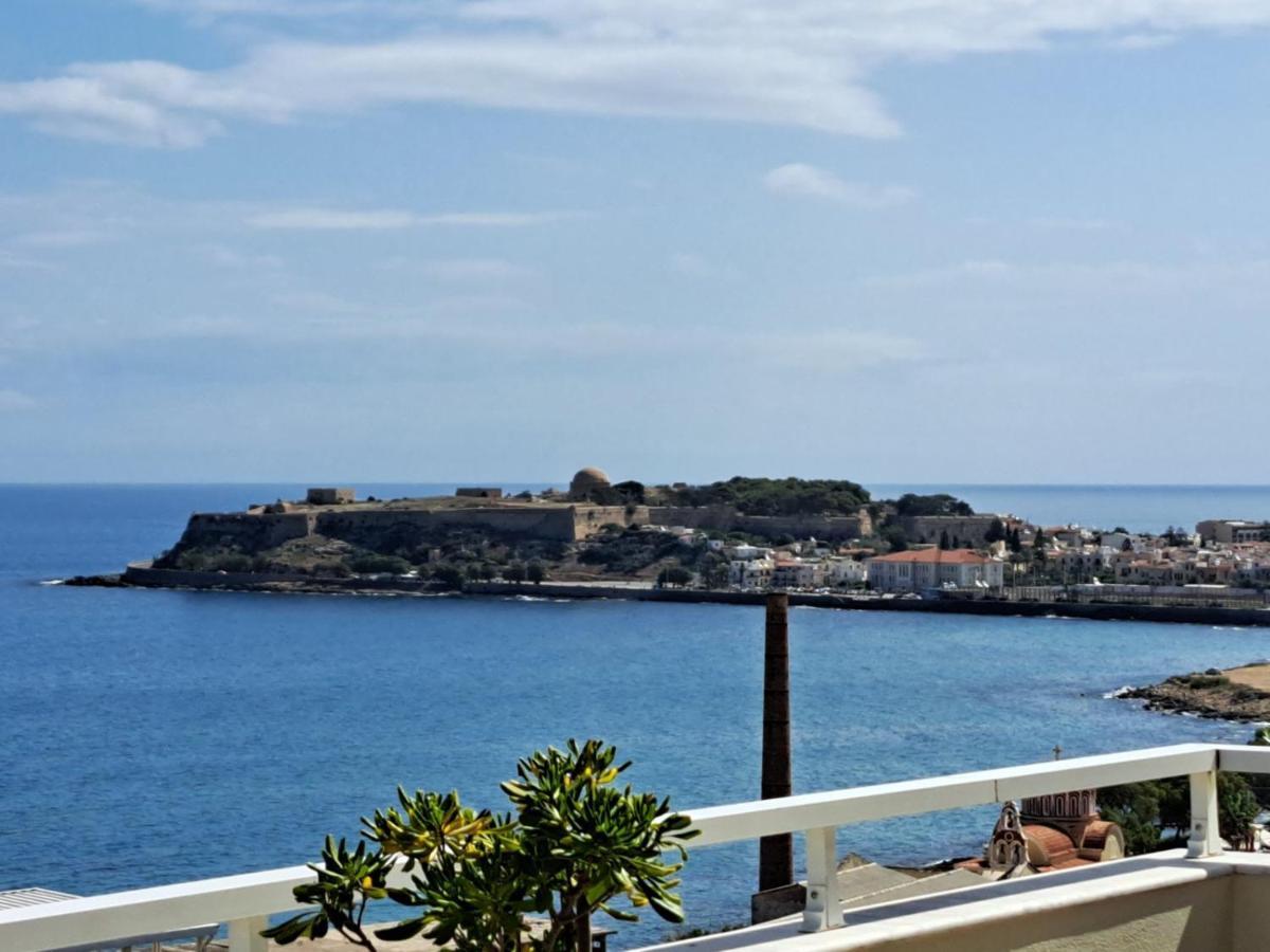 Seaview Flora'S Luxury Apartment-300Meters From The Beach Rethymno  Ngoại thất bức ảnh